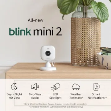 Blink Mini 2 Smart Security Camera with Night Vision