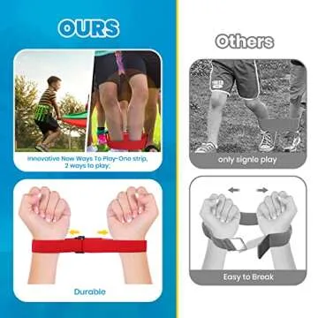 Skirfy 47PCS Carnival Games Potato Sack Race Bags for Adult and Kids, Egg Spoon Race Game, 3-Legged Race Bands Outdoor Birthday Easter Party Games for Family Lawn Yard Field Day Games