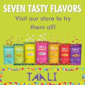 Taali Sweet Variety Water Lily Pops (4 Resealable Bags) - Roasted Fox Nuts Makhana Snack | Crunchy Indian Healthy Snacks | Protein-rich, Vegan, Gluten Free, Non GMO | 2 oz Multi-Serve Bags