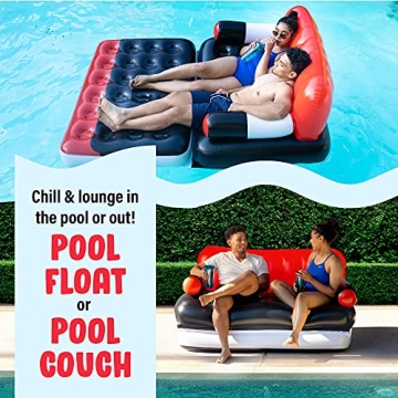 Suntan Pool Inflatable Couch | 2 in 1 Inflatable Float