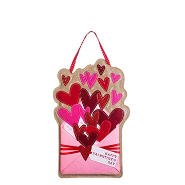Heart Envelope Door Decor for Vibrant Holiday Style