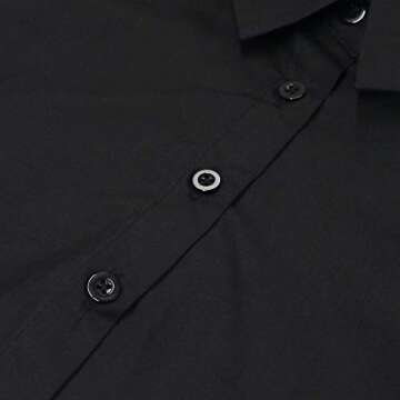 KLOLKUTTA Fake Collar Detachable Collars Blouse Dickey Collar Half Shirts False Collars for Girls and Women Favors, White & Black