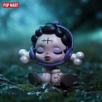 POP MART Skullpanda Ancient Castle 1PC Blind Box Toy Bulk Popular Collectible Random Art Toy Hot Toys Cute Figure Creative Gift, for Christmas Birthday Party Holiday