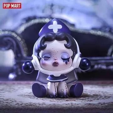 POP MART Skullpanda Ancient Castle 1PC Blind Box Toy Bulk Popular Collectible Random Art Toy Hot Toys Cute Figure Creative Gift, for Christmas Birthday Party Holiday