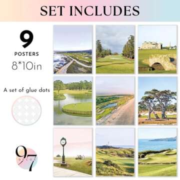 97 Decor Masters Golf Wall Art - Golf Posters, Sawgrass Golf Art Pictures, Augusta National Golf Cou...