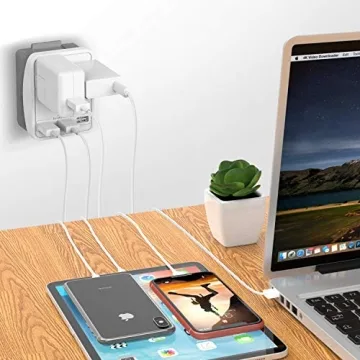 Justcool World Travel Adapter with USB Ports for Global Use