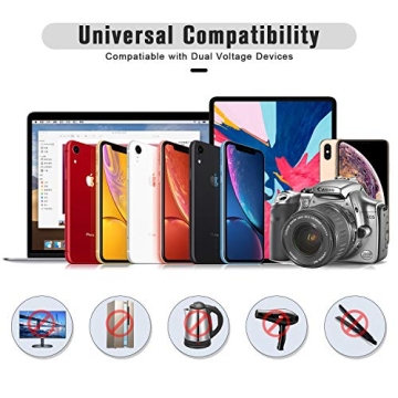 Justcool World Travel Adapter with USB Ports for Global Use