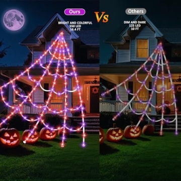 Halloween Spider Web Lights 550 LED 16.4FT Decor