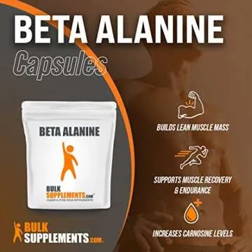 Beta Alanine Capsules for Muscle Recovery & Endurance
