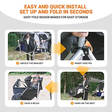 KingCamp Hammock Chair Portable for Camping and Beach