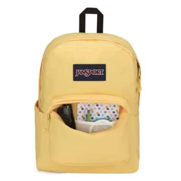 JanSport SuperBreak Backpack - Durable, Lightweight Premium Backpack - Sun Shimmer
