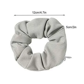 Stylish Pocket Scrunchies with Hidden Zipper for Convenience