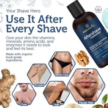 Era Organics Aftershave Serum for Men - Smooth Skin Solution