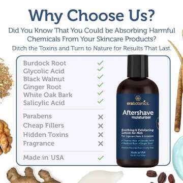 Era Organics Aftershave Serum for Men - Smooth Skin Solution