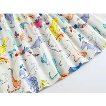 Frogwill Toddler Dinosaur Dress for Summer Fun