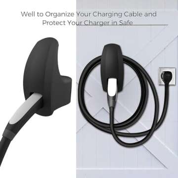 TAPTES Tesla Charger Wall Holder for Model 3, Y, S, X