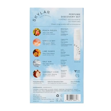 Skylar Perfume Discovery Spray Sampler Set - Clean & Hypoallergenic