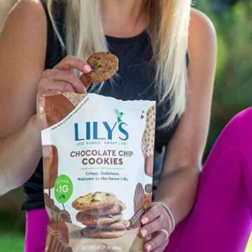 Lily's Chocolate Chip Cookies | Crispy, Stevia Sweetened Snack