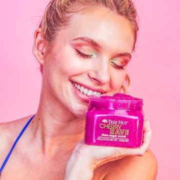 Tree Hut Cherry Rave Shea Sugar Scrub for Soft Skin