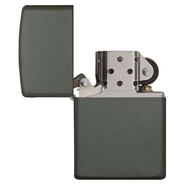 Zippo Classic Green Matte Pocket Lighter for Every Occasion