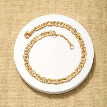 Fettero Gold Plated Adjustable Bracelet for Women