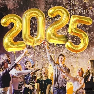 KatchOn 42 Inch Gold Balloons for Graduation 2025