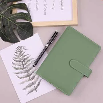 LXWHYP Money Saving Binder, Savings Challenges Book with for Cash Envelopes, 12pcs Zipper Envelopes A6 Budget Binder, Budget Planner for Managing Budgets and Saving Money -(Green-7.4IN)