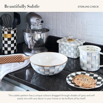Stylish MacKenzie-Childs Enamel Recipe Box for Your Kitchen