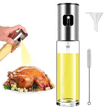 ZEREOOY Oil Sprayer for Cooking Olive Oil Sprayer Mister for Air Fryer Vegetable Vinegar Oil Portabl...