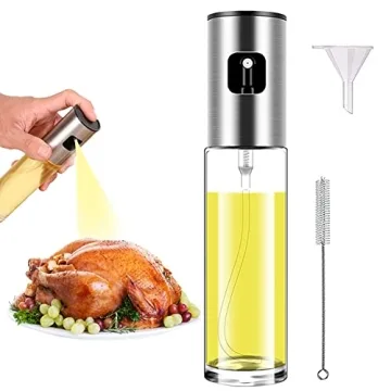ZEREOOY Oil Sprayer for Cooking Olive Oil Sprayer Mister for Air Fryer Vegetable Vinegar Oil Portabl...