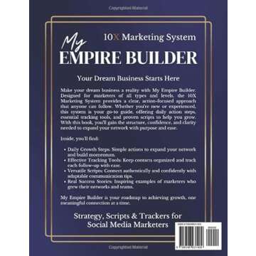 My Empire Builder: 10X Marketing System: 1-Year Edition - Strategy, Scripts Trackers for Social Medi...