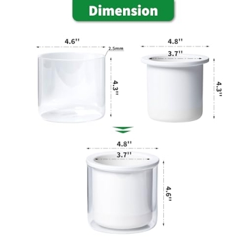 Elegant Self-Watering Terracotta Planter Pot for Easy Care