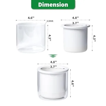 Elegant Self-Watering Terracotta Planter Pot for Easy Care