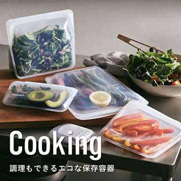 Stasher STMKAM38 Silicone Bag, Lavender, S Snack, Microwave, Storage, Cooking, Authentic Product in Japan