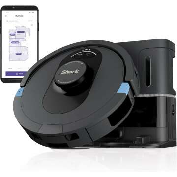 Shark AV2501S Robot Vacuum - AI, Self-Emptying & HEPA Filter
