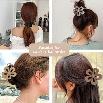 Cute Daisy Flower Hair Clips for Women and Girls | 6 Pack