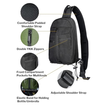 VIPERADE UGS1 Lightweight Sling Bag for Hiking and Adventure