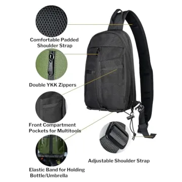 VIPERADE UGS1 Lightweight Sling Bag for Hiking and Adventure