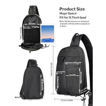 VIPERADE UGS1 Lightweight Sling Bag for Hiking and Adventure