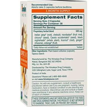 Himalaya ComfortCleanse - Gentle Colon Cleanse for Gut Health and Detox