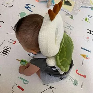 Bebamour Baby Walkers Head Protector for Safe Crawling