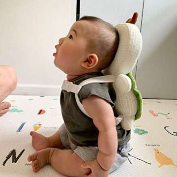 Bebamour Baby Walkers Head Protector for Safe Crawling