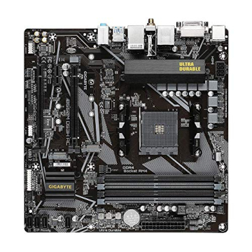 GIGABYTE B550M DS3H AC (AM4 AMD/B550/Micro ATX/Dual M.2/SATA 6Gb/s/USB 3.2 Gen 1/PCIe 4.0/HMDI/DVI/DDR4/Motherboard)