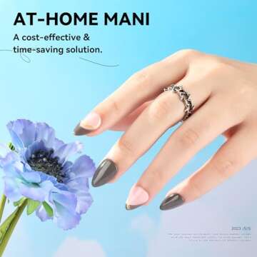 UNA GELLA Short Almond Nail Tips Pre-shape Short Almond Gel Nail Tips 216pcs Press on Nails 12 Sizes Soft Gel Acrylic Clear Fake Full Cover for Nails Extension Home DIY Salon