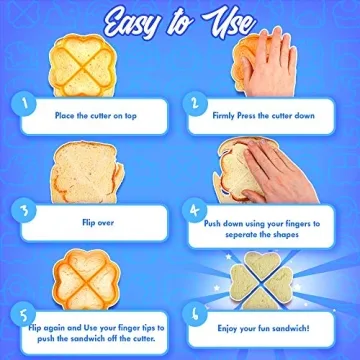 SavoyChef Sandwich Cutters - Fun Food for Kids