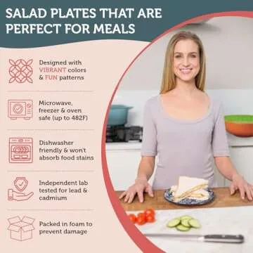 Vibrant Annovero Salad Plates for Any Meal Celebration