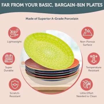 Vibrant Annovero Salad Plates for Any Meal Celebration