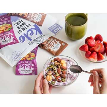 Nature’s Garden Keto On The Go Snack Packs – Keto Choco Nut Mix, Keto Deluxe Mix, Mixed Nuts, Savory and Sweet Snacks, Keto-Friendly, Crunchy Snack – 1 Oz Bags (18 Individual Servings)