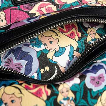 Loungefly Disney Alice in Wonderland Wildflowers Backpack for Adults and Kids