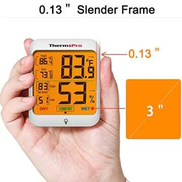 ThermoPro TP53 Digital Hygrometer Indoor Thermometer